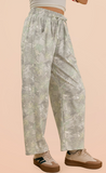 Knit Camo Barrel Pant