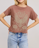Free Bird Vintage Distressed Crop