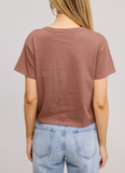 Free Bird Vintage Distressed Crop