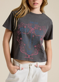Long Live Rock & Roll Faux Crop Tee