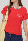 Brooklyn Embroidered Jersey Tee