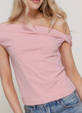 Off Shoulder Jersey Top