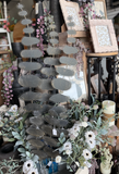 Modern Metal Eucalyptus Yard Stakes