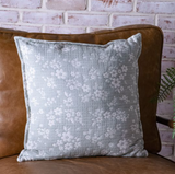 18" Pistachio Poppy Pillow