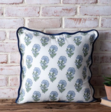 18" Light Blue Aster Pillow