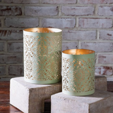Light Green Deco Lantern Cans