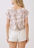 Floral Crop Blouse