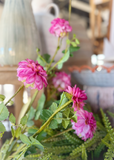 40" Fuchsia Dahlia Spray