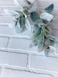 28" Lamb's Ear Leaf Spray