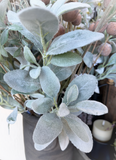 28" Lamb's Ear Leaf Spray