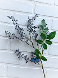 21" Sedum Spray - Blue
