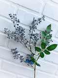 21" Sedum Spray - Blue