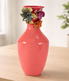 3D Garden Floral Vase - Fuchsia