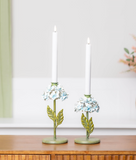 Hydrangea Taper Candle Holder