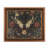 24" Assorted Framed Butterfly Print