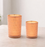 Sunset Glass Candle Holder
