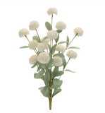 18" Mini Mum Bush - Ivory