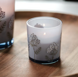 3" Painted Floral Candle Jar