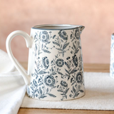 Navy Primrose Pitcher