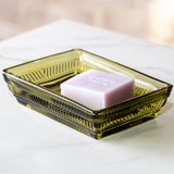5" Vintage Olive Soap Dish