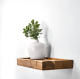 16" Floating Wood Shelf