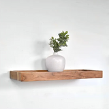 24" Floating Wood Shelf