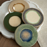 Set of (4) Earthy Glazed Coasters