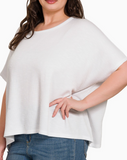 Curvy Ribbed Short Sleeve