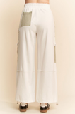 Lace Patchwork Pocket Pant