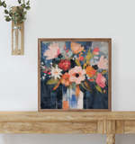 8" X 8" Enchanted Florals I By Nina Blue