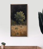 12" X 24" Field Grass With Tree