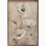 10" X 16" Neutral Flora II By Nina Blue