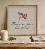 8" X 8" No Place Like Home Americana