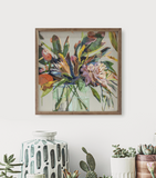 24" X 24" Spikey Bouquet By Jenny Westenhofer