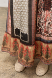 Curvy Boho Patchwork Skirt