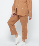 Curvy Prairie Floral Summer Pant