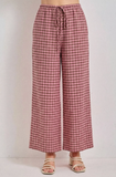Sorbet Gingham Drawstring Pant