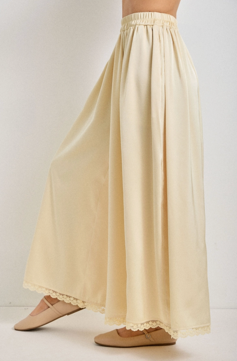 Dreamer Lace Satin Pant