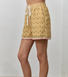Floral Print Dress Short