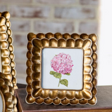 4" x 4" Bronze Scallop Frame