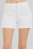 Risen High Rise Embroidered Short