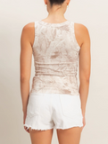 Cloud Wash Ribbed Tank