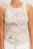 Cloud Wash Ribbed Tank