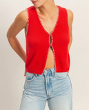 Blanket Stitch Summer Vest