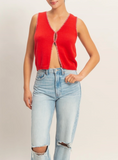 Blanket Stitch Summer Vest