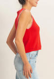 Blanket Stitch Summer Vest