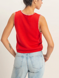 Blanket Stitch Summer Vest