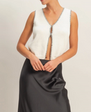 Blanket Stitch Summer Vest
