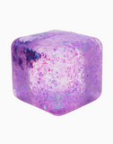 Iridescent Glitter Cube Squishy - Assorted Colors