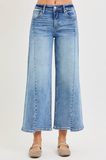 Risen Mid Rise Crop Wide Leg